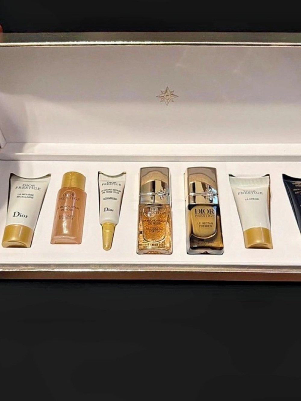 Dior Prestige skincare gift set Skincare Gift Set Gold & White NWT